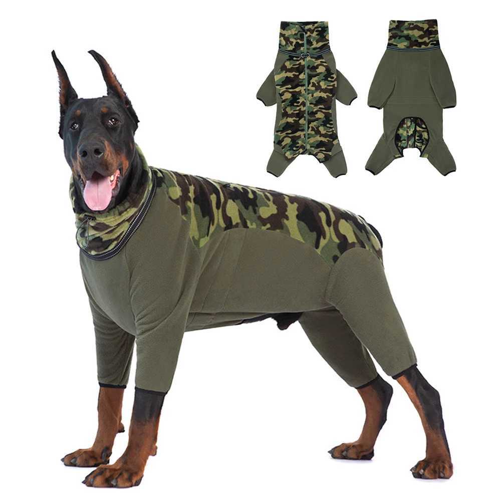 Overalls for Dogs Winter Soft Warm Fleece Jumpsuit for Small Medium Large Dogs Thicken Pet Coat with 4 Legs Reflective CollarXJ250109