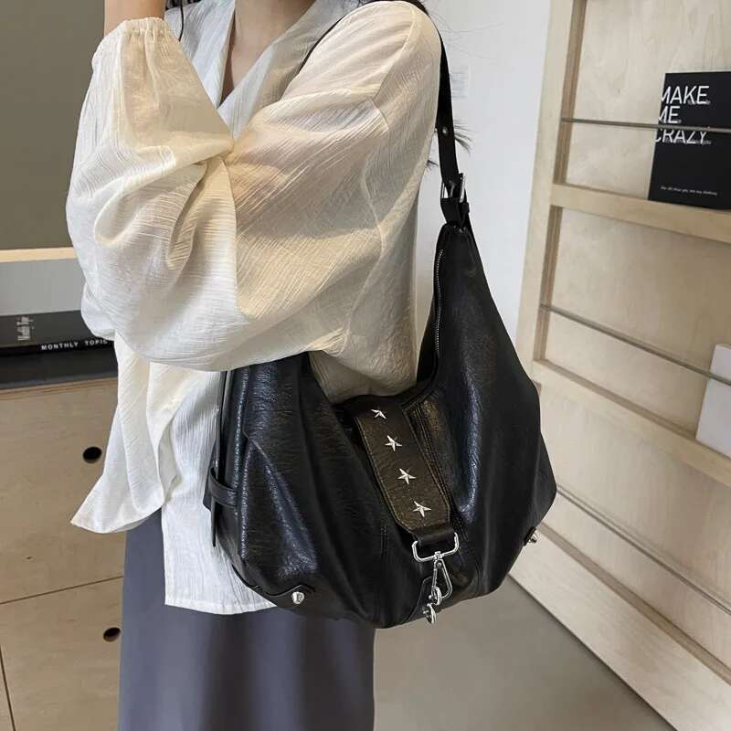 2024 High Quality Soft Leather Women's Handbag Designer Girl Boston Bag Large Capacity Shoulder Bags Sac A Main