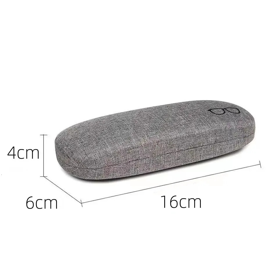 Fashion Glasses Case Hard Shell Linen Fabrics Eyewear Cases Cover Protective for Men Women Sunglasses Eyeglasses Box 250109