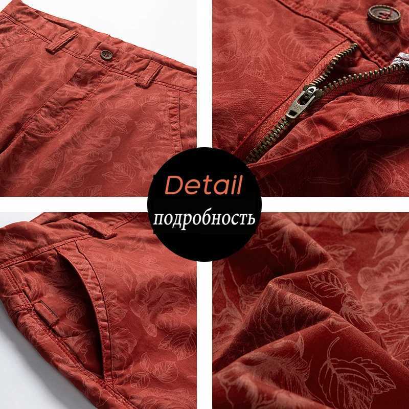 High Quality New Spring Mens Cotton Printed Mens Shorts Summer Casual Breeze Bermuda Fashion Jeans Beach Shorts Mens Shorts T250428
