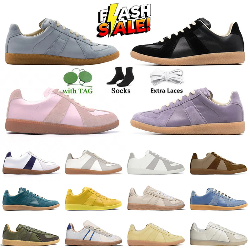 Top quality gats tennis shoes mens trainers designer casual white grey gum brown pink sneaker suede womens flat shoe women men sneakers chaussure