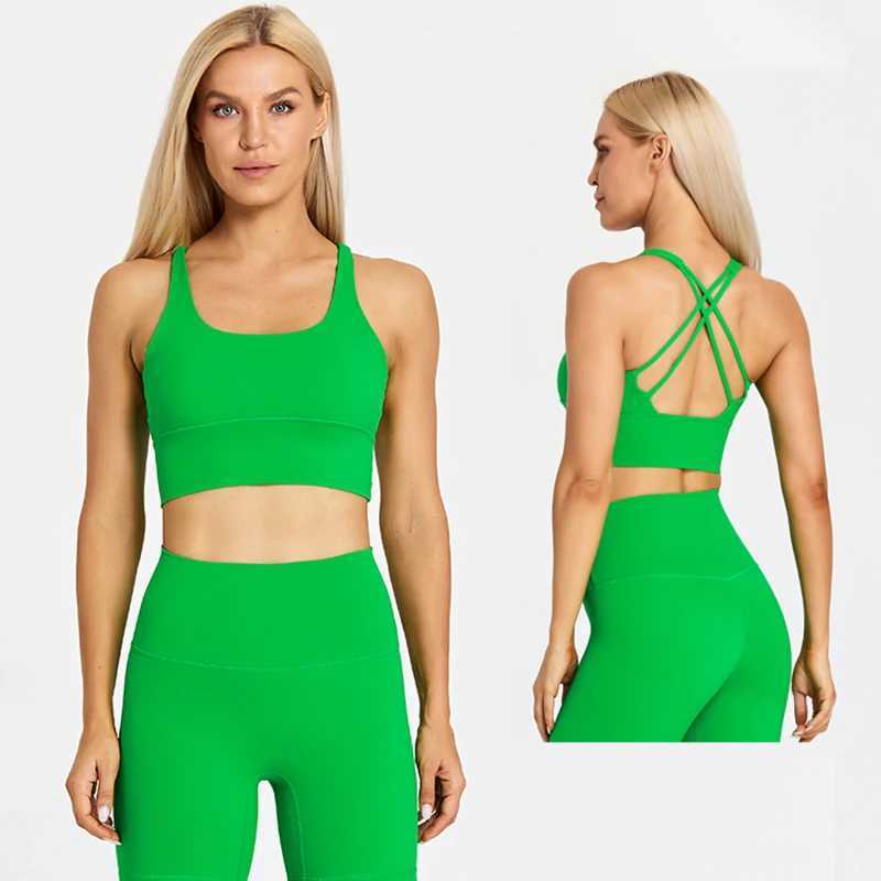 ABS LOLI Brushed Naked Feel Yoga Set Active Wear Women Outfit 2 Piece High Waist Gym Leggings Padded Sports Bra Fitness ClothingXJ250109