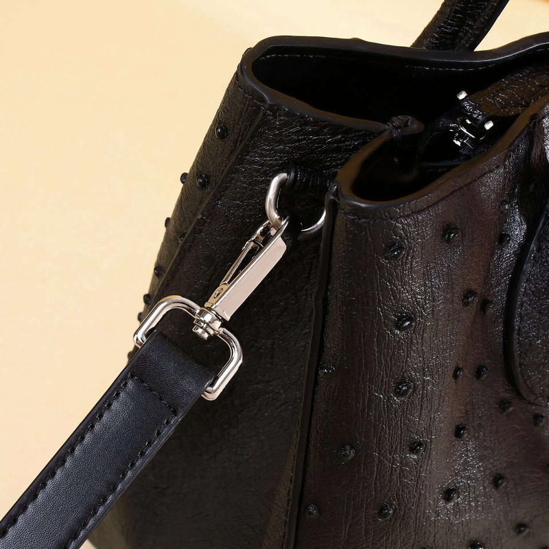 2024 New Fashion Ostrich Pattern Women Handbag European Designer Silica Gel Shoulder Bags Female Girl Brand Crossbody Bag