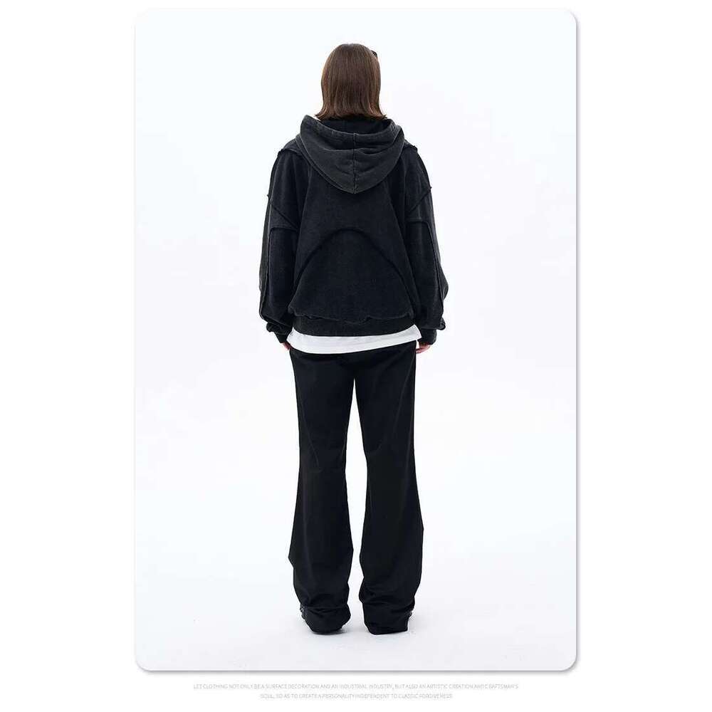 Women's Wear Reverse Design Process Solid Color Hoodie