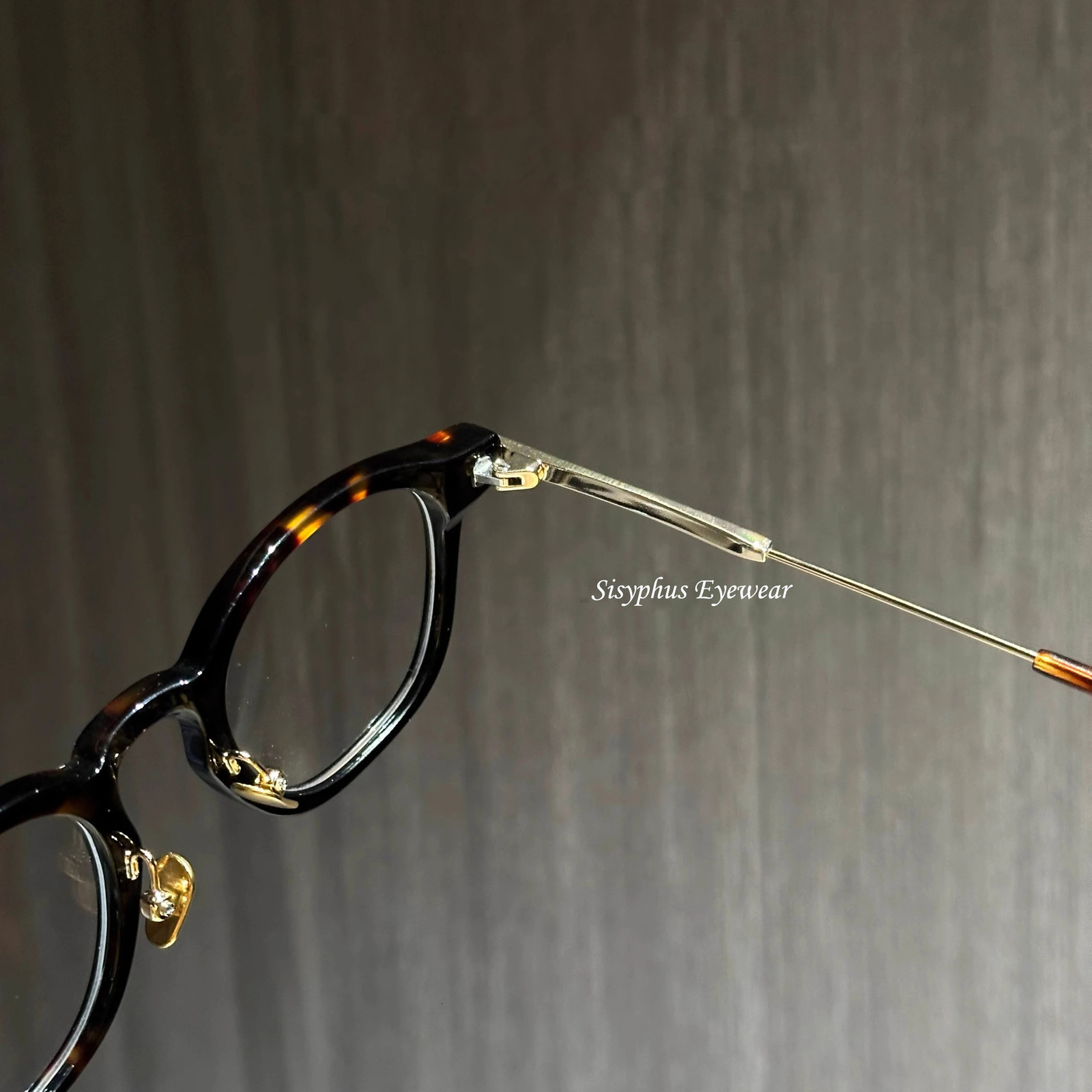 Retro Plate Trendyy Tortoise Shell Glasses Frame UltraLight and Exquisite Street Pography Plain Decoration Can Be Equipped with High Myopia 250109