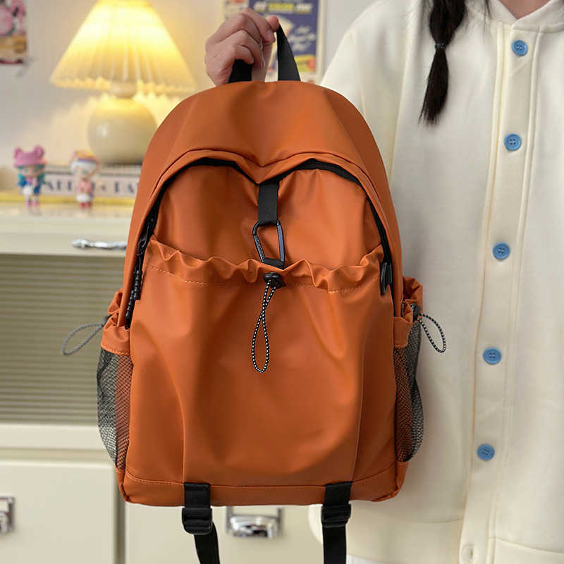 Lightweight waterproof multi pocket unisex style men's and women's backpacks for commuting and travel, large capacity backpacks for students