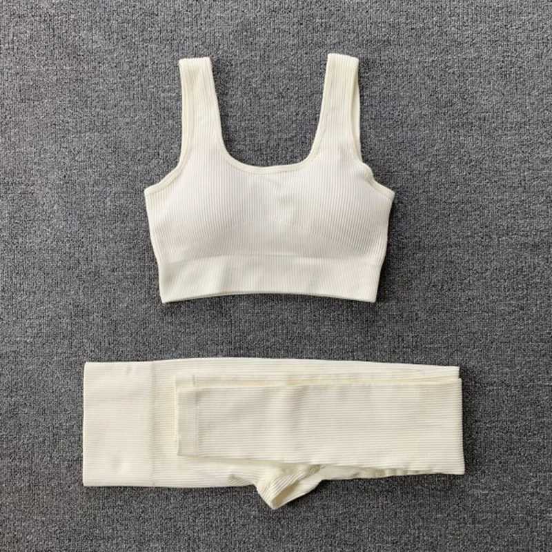 Women Seamless Yoga Set Gym Workout Clothes for Female Push Up Bra High Waist Leggings Sexy Fitness Sportswear Sports SuitsXJ250109