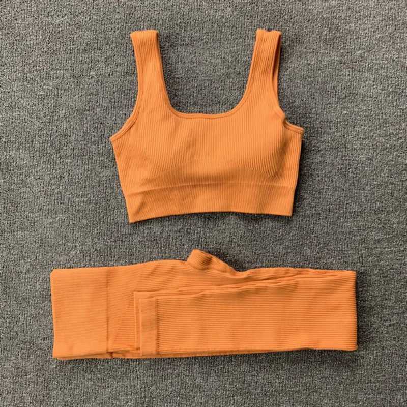 Women Seamless Yoga Set Gym Workout Clothes for Female Push Up Bra High Waist Leggings Sexy Fitness Sportswear Sports SuitsXJ250109