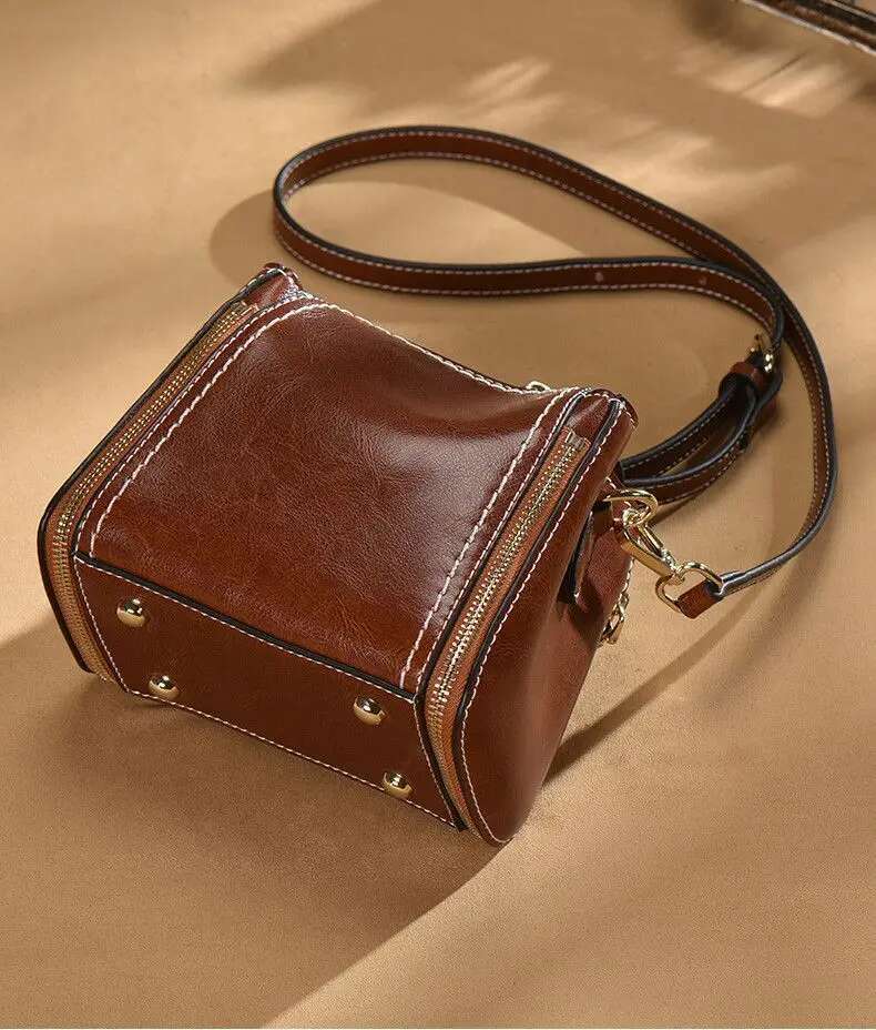 New Fashion Crossbody Designer Handbags Real Cow Leather Handbag Women's Famous Brands Cowhide Women Bags For Girls Bag