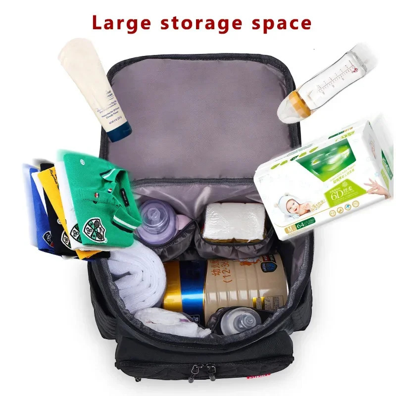 Multifunction Diaper Bag Large Capacity Baby Mummy Maternity Bag Travel Backpack Waterproof Nursing Handbag Nappy Bag 250106