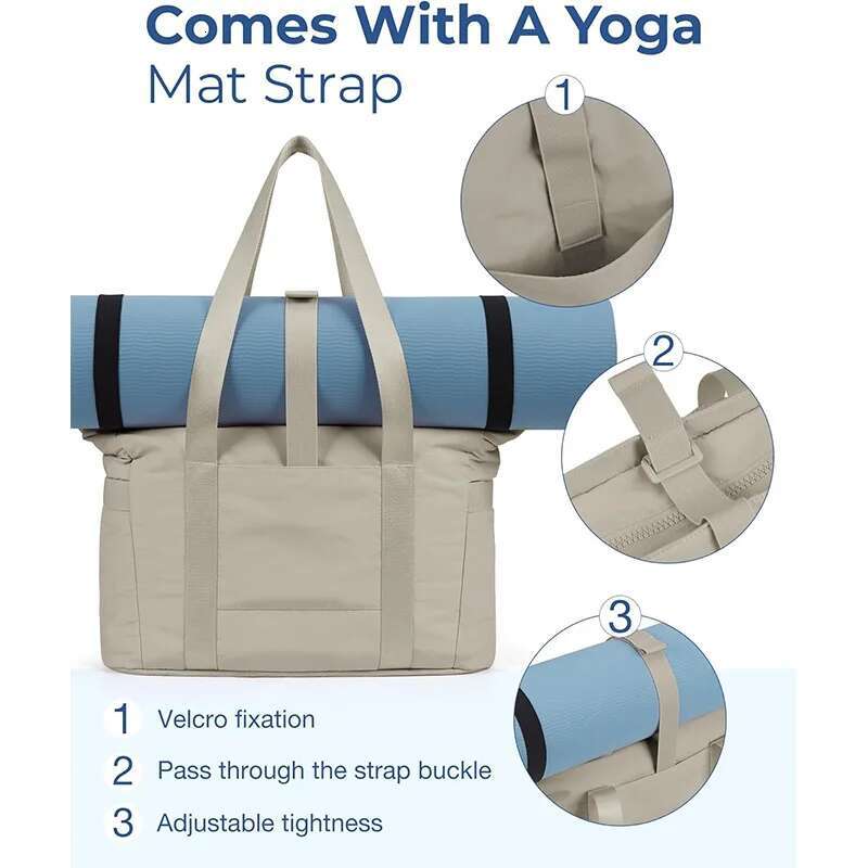 GAINNY Women's Travel Tote Leisure Fashion Large Capacity Commuting Gym Shoulder Bag Female Simple Mommy Go Out Handbags