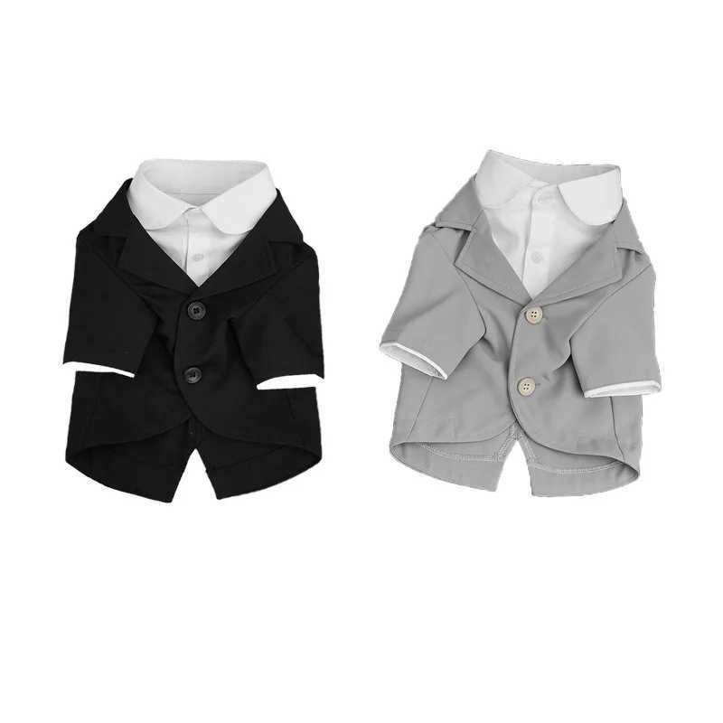 Dog Tuxedo Teddy Bichon Small Dog Costume Wedding Festival Classic Casual Suit French Bulldog Clothes TuxXJ250109