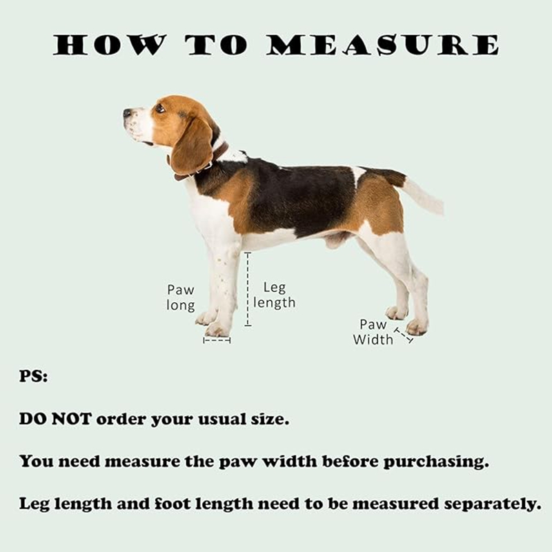 Dog Suspender Booties, Dog Paw Boot Leggings Anti-Slip, Adjustable Dog Snow Pants with Attached Boots Waterproof for Dogs Winter Snow Rain Hiking Paws