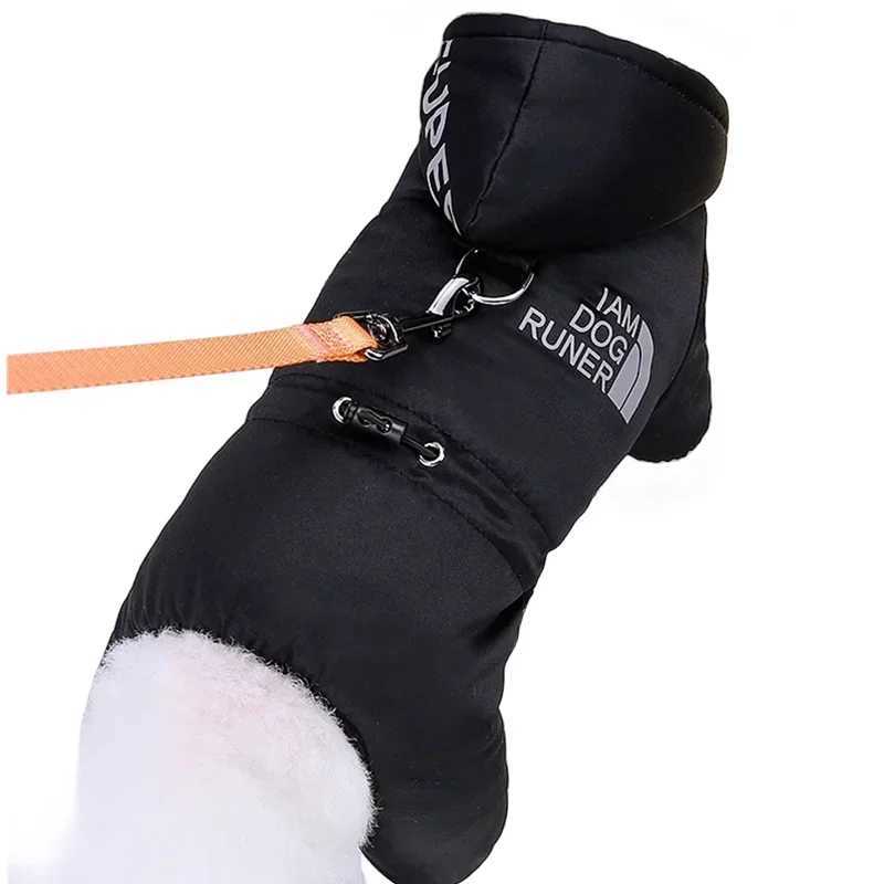 Winter Pet Dog Clothes Super Warm Jacket Thicken Cotton Coat Waterproof Pets Clothing For Small Dogs French Bulldog Puppy OutfitXJ250109