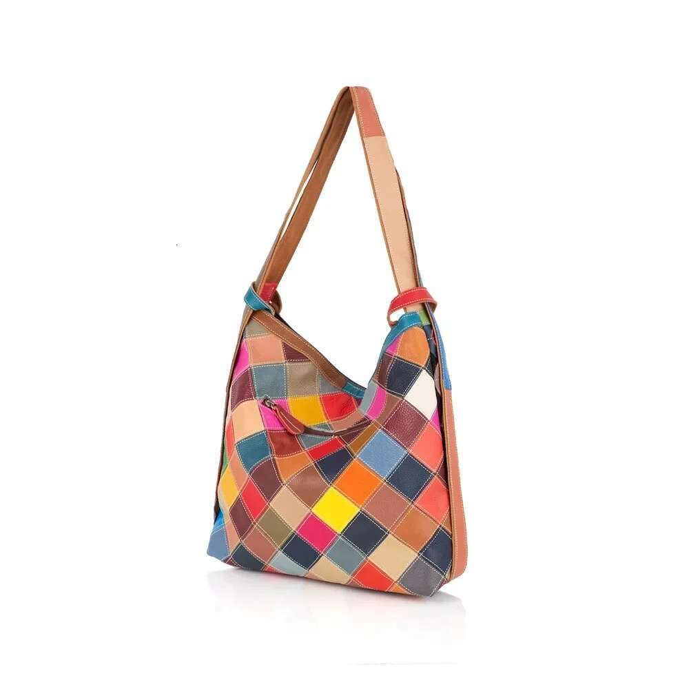 High Quality Real Cow Leather Hand Bags For Women Party Totes Crossbody Shoulder Bag Lady Girl Multicolor Style Handbag