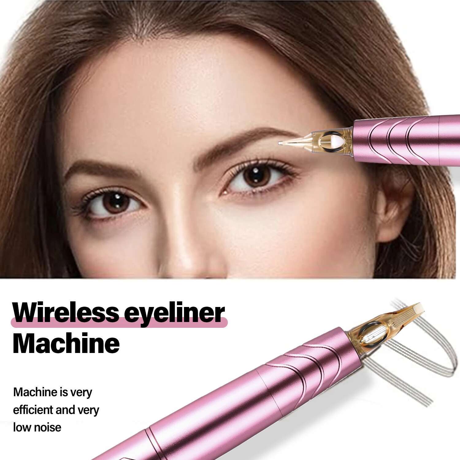 Naom Two Module Battery Wireless Tattoo hine Pen Makeup Eyeer Lip Tool Micro Pigmentation Semi Permanent