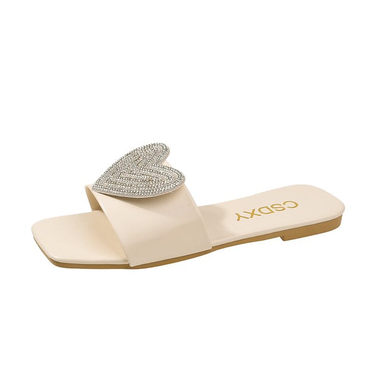 Women NEW Slippers Flat Bottom New Trendy Plus Size Dia Design Sense Fashion Triple Black Beige Gold Free shipping