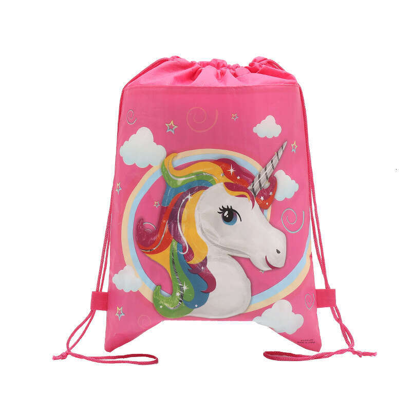 Children's swimming storage bag backpack unicorn harness pocket