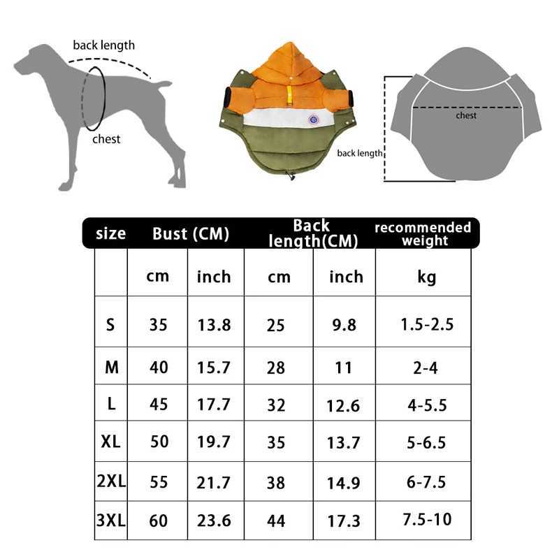 Waterproof Dog Jumpsuit Winter Pet Dog Clothes Warm Cotton Jacket for Small and Medium Dog Pug Chihuahua Clothing French BulldogXJ250109