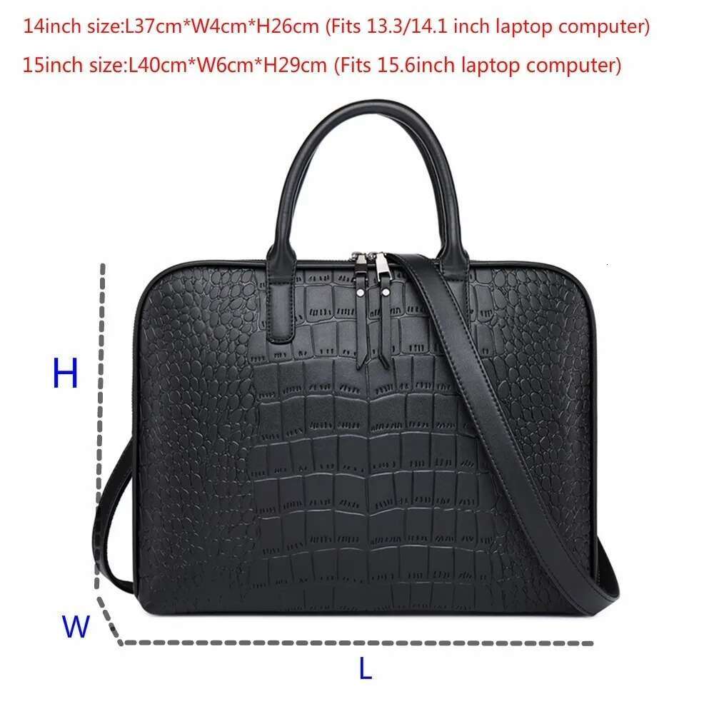 2024 Women's Office Handbag Female Leather Shoulder Bag Ladies Hand Bags For Women Business Briefcases Girls Laptop Bolsos Mujer