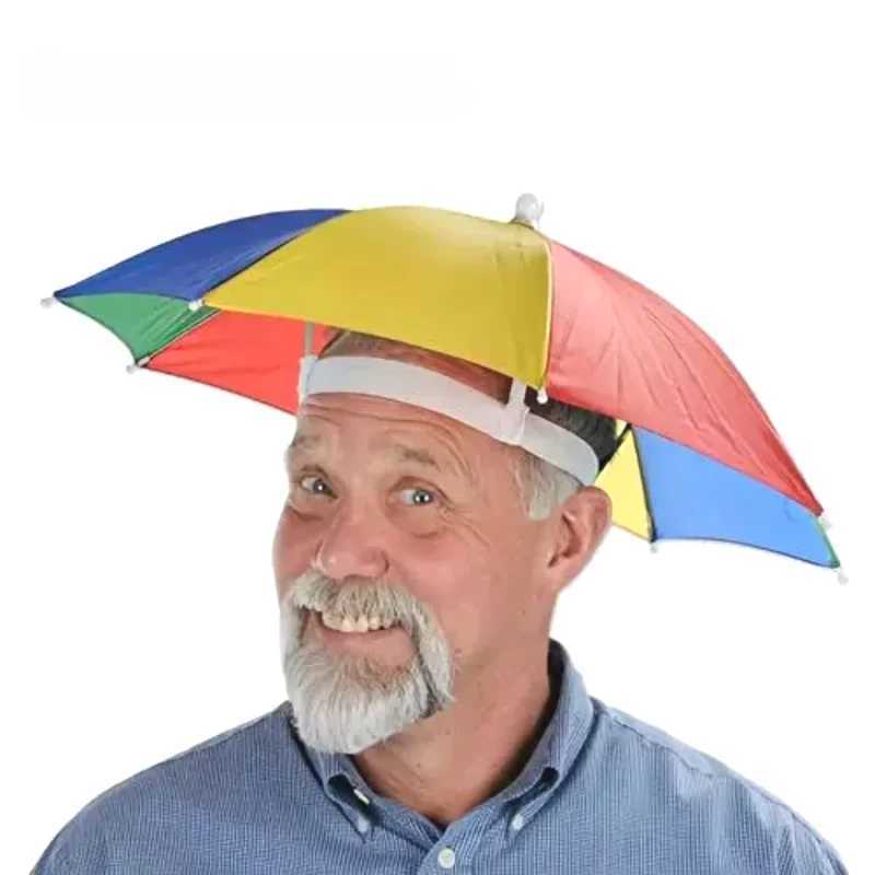 Outdoor sunshade waterproof camping fishing suit cap portable umbrella cap foldable and adjustable mens fishing cap X250109