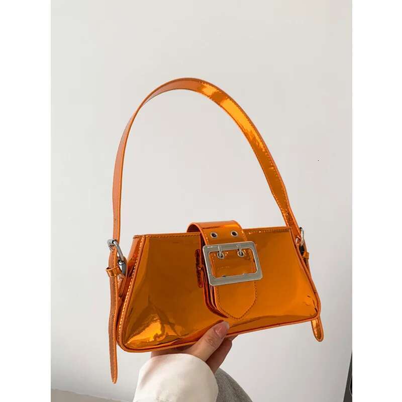Handheld Spice Girls Spring And Summer 2024 New Niche Design Motorcycle One Shoulder Underarm Bag Girl