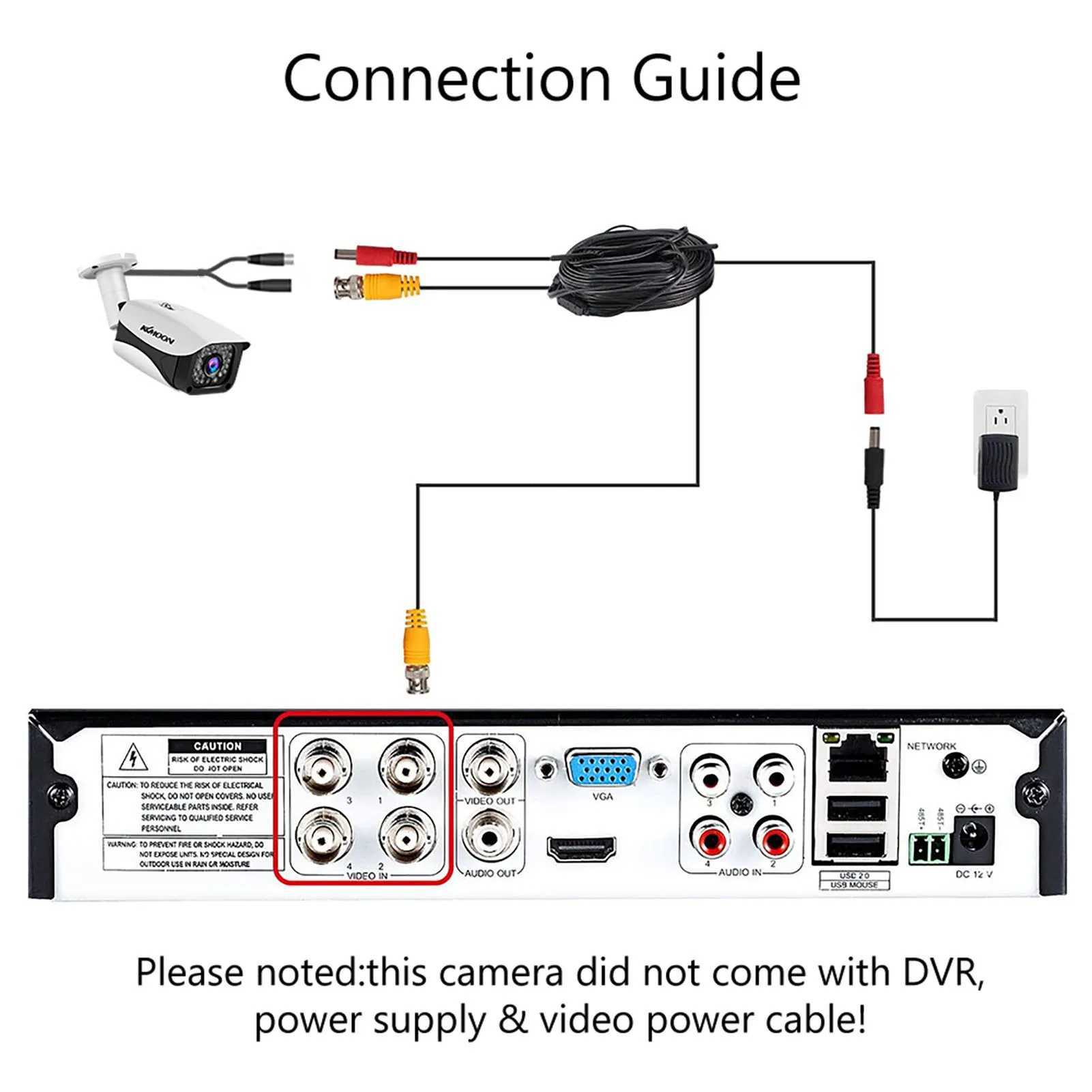 2MP 1080P Full HD Camera Outdoor/Indoor Infrared Night Vision Weather resistant Monitoring CCTV with Camera NTSC System X250110