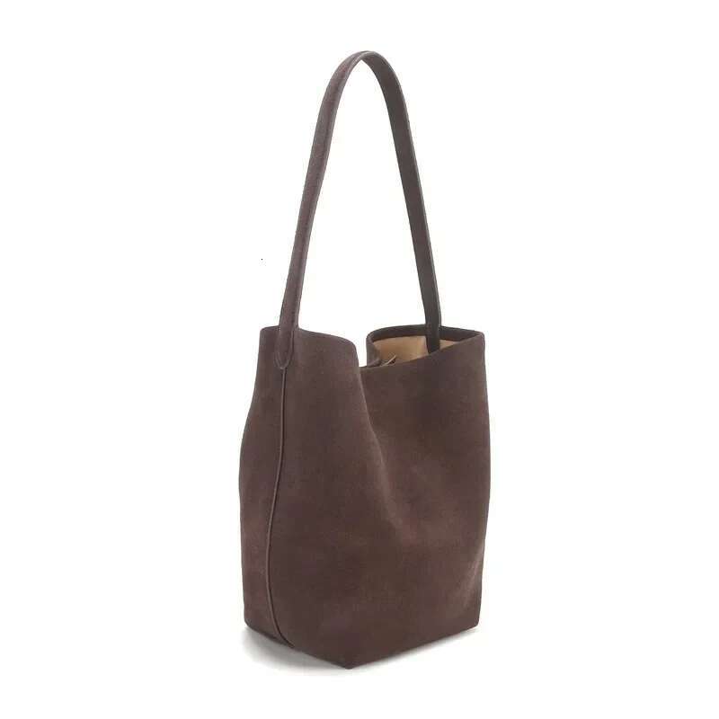 Chamois Tote Reverse Large Capacity Suede One Shoulder Bucket Bag 2025 Bag