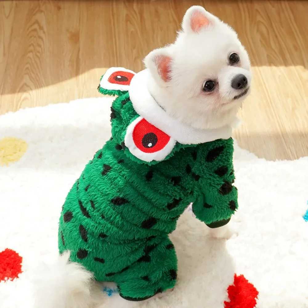 Fleece Dog Hoodies with D-Ring Autumn Winter Puppy Clothes for Small Dogs Cats Apparel Funny Pet Costume for Christmas HalloweenXJ250109