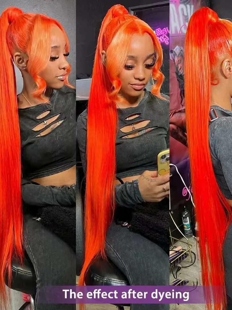 30 40 inch 613 Honey Blonde Straight 13x4 Lace Wigs Human Hair Glueless 5x5 Closure Brazilian Hd 13x6 Front Wig PrePlucked