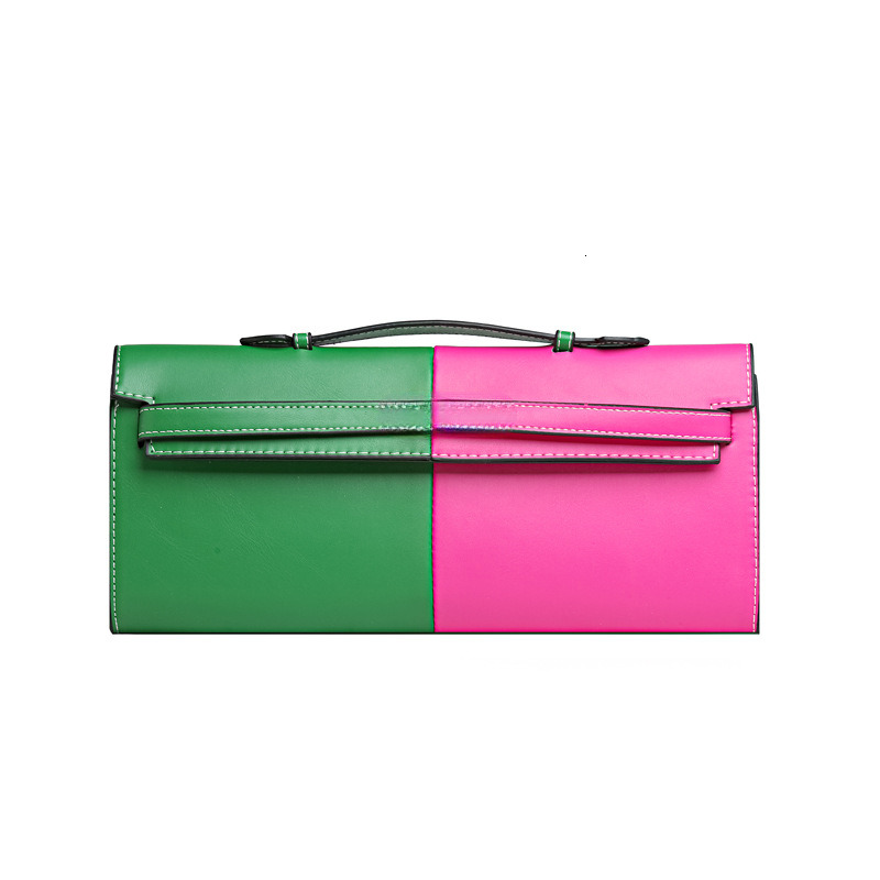 Free Shipping New Fashion Designer Bag Splicing Color Handbag High-quality Elegant Shoulder Bag Outdoor Casual Crossbody Bag Wallet