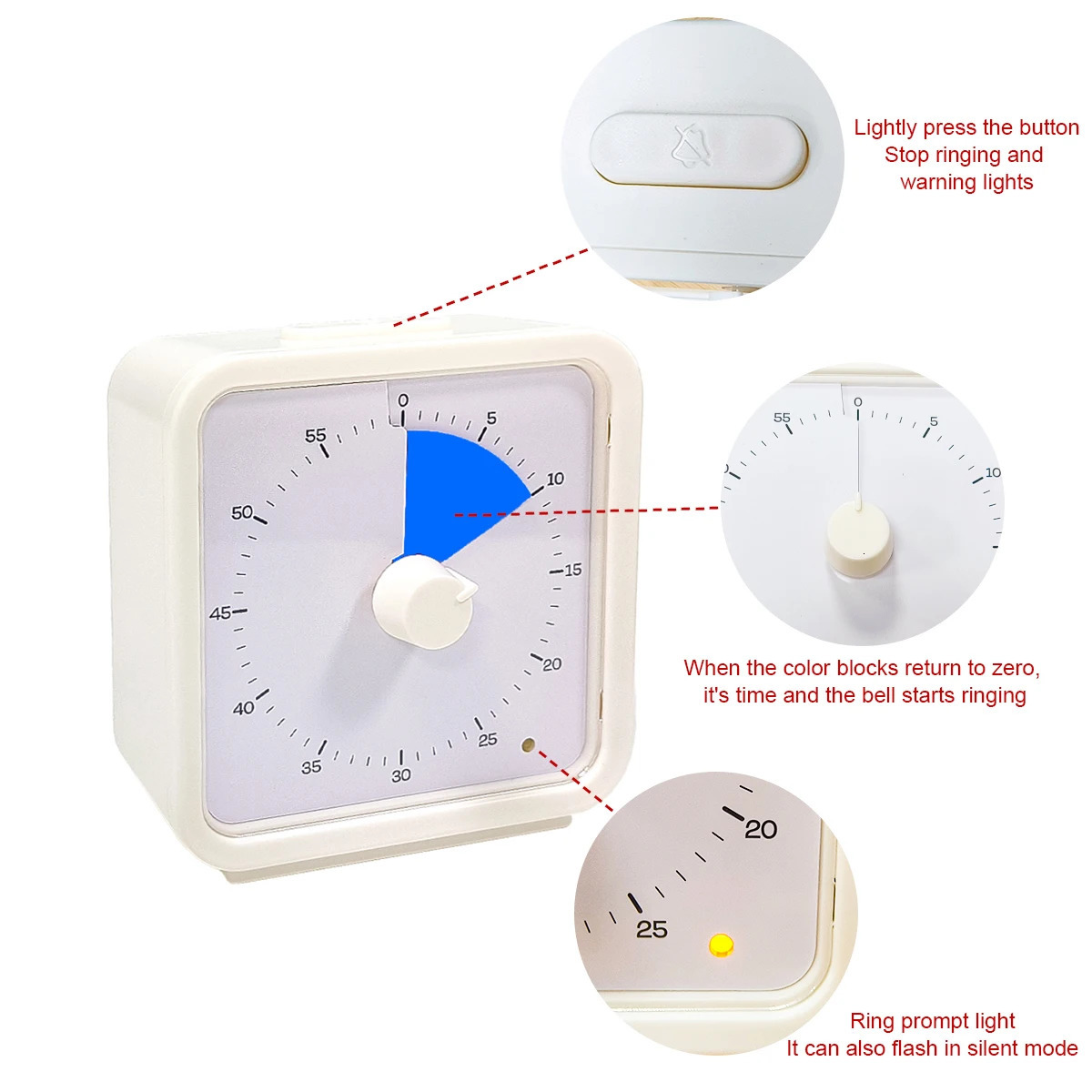 Google Timer for Cooking Productivity Pomodoro Visual Kids Study Countdown Kitchen 250107