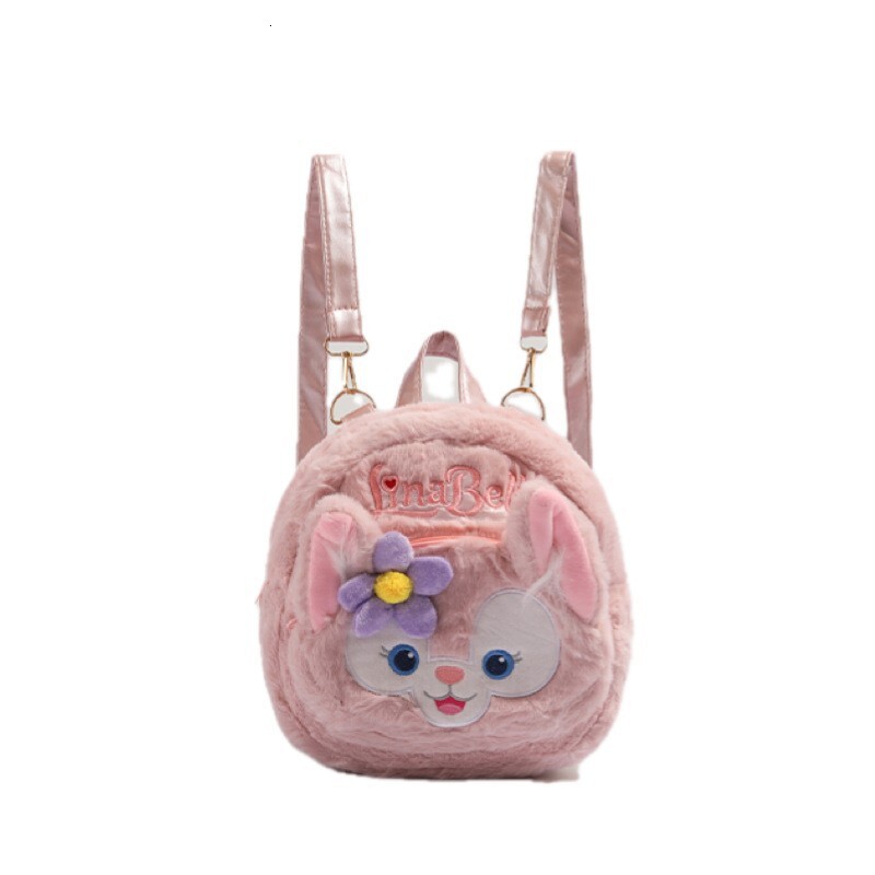 Designer Cartoon Backpack Women's Cute Plush Bag Doll Bag Mini Bag Pink Bag Large Capacity Wallet