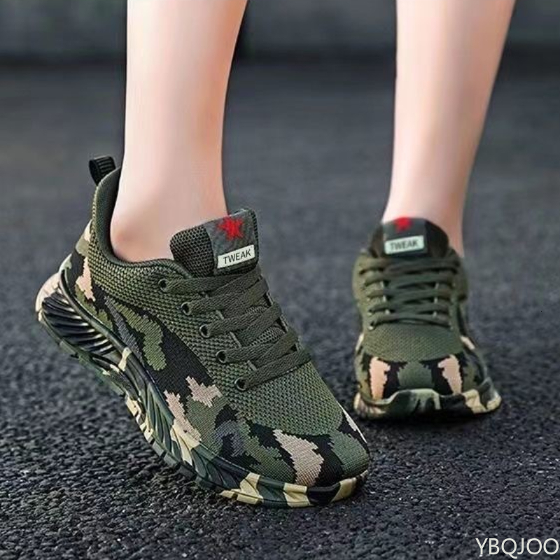 Ddmybear Mesh Camouflage Sports Durable Casual Men Anti Slip Tennis Outdoor Hiking Lightweight Flat Shoes Sneakers Chinese Brand