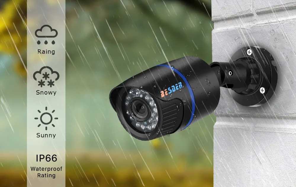 BESDER 4K 8MP 5MP HD H.265 IP Camera 3MP 1080P P2P AI Motion Detection Infrared Night Vision 48V POE Video Surveillance Outdoor Camera X250110