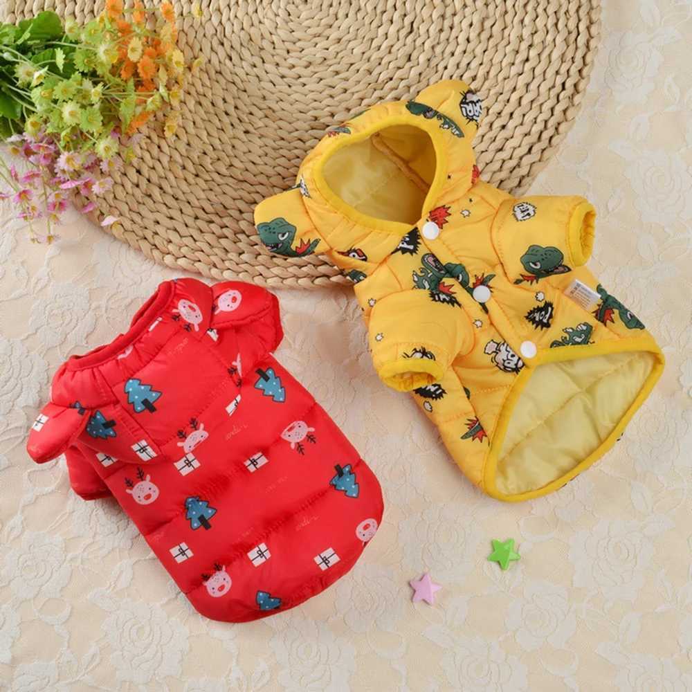 Autumn Winter Pet Clothes For Small Medium Dog Hoodie Coat Puppy Thick Warm Jacket Chihuahua French Bulldog ClothesXJ250109