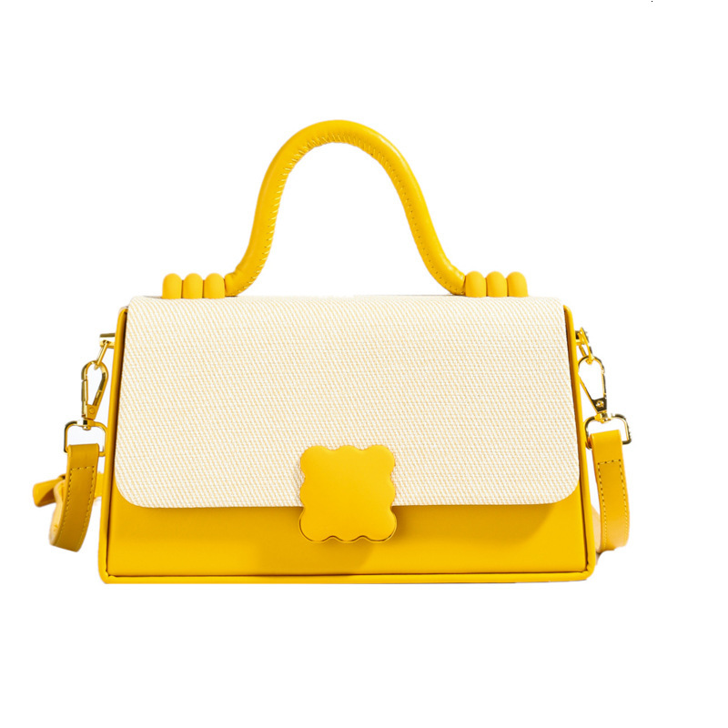 Bag Handheld Versatile Box 2025 New Color Contrasting Beautiful Small Square Style Cross Single Shoulder Women's Bag Trendy