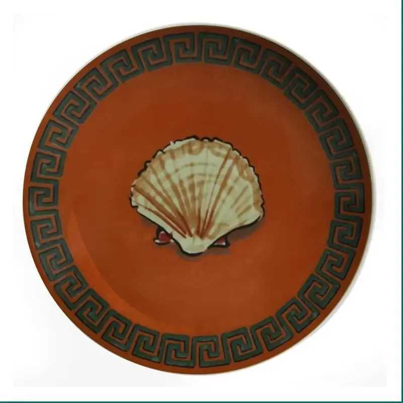 Dishes Plates Italian Ginori 1735 Poseidon Your Plate Ceramic Decorative Tableware Living Room Background Wall Hanging Board H250110