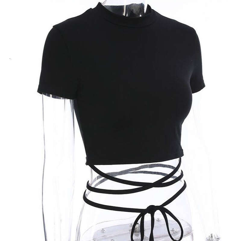 Women's Wear Jinx Arcane Monkey Graffiti Art Girls Crop T Shirts Blocked Short Sleeves Aesthetic O-Neck Bandage Top Summer Streetwear Clothes