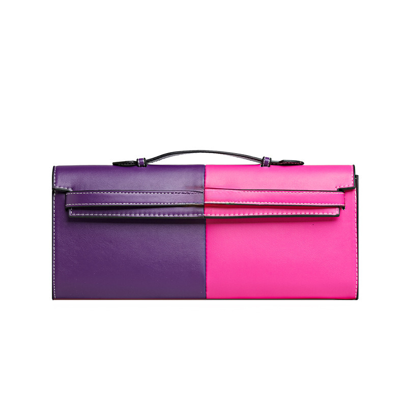 Free Shipping New Fashion Designer Bag Splicing Color Handbag High-quality Elegant Shoulder Bag Outdoor Casual Crossbody Bag Wallet