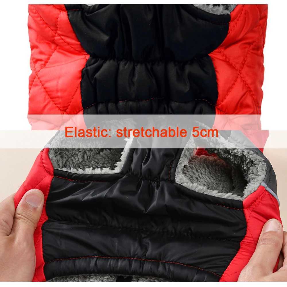 Autumn Winter Clothes For Small Dogs Waterproof Reflective Pet Jacket Puppy Coat With D-ring Soft Fleece French Bulldog OutfitsXJ250109