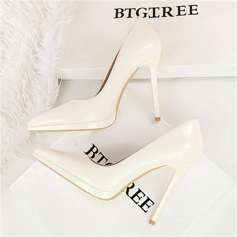 BIGTREE Spring Pointed Toe Platform Pumps Woman Fashion Thin Heels Elegant Banquet Ladies Shoes Zapatillas De Mujer 250106
