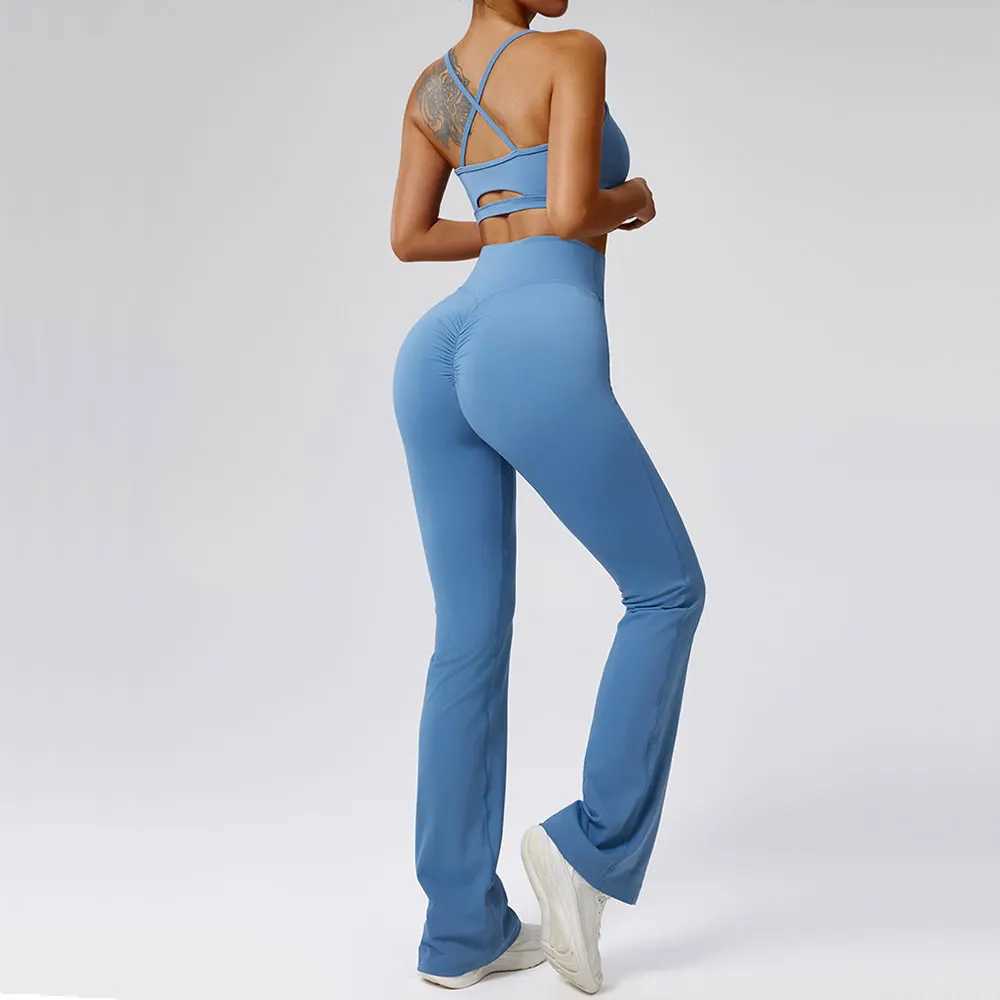 Women Tracksuit 2PCS Yoga Set Workout Clothes Sportswear Gym Clothing High Waist Leggings Fitness Bra Sports Suits Athletic WearXJ250109