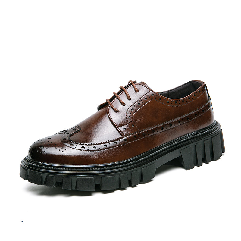 Summer cheap new men's leather shoes men's leather business casual soft soled men handmade British style wedding shoes 37-45 2025