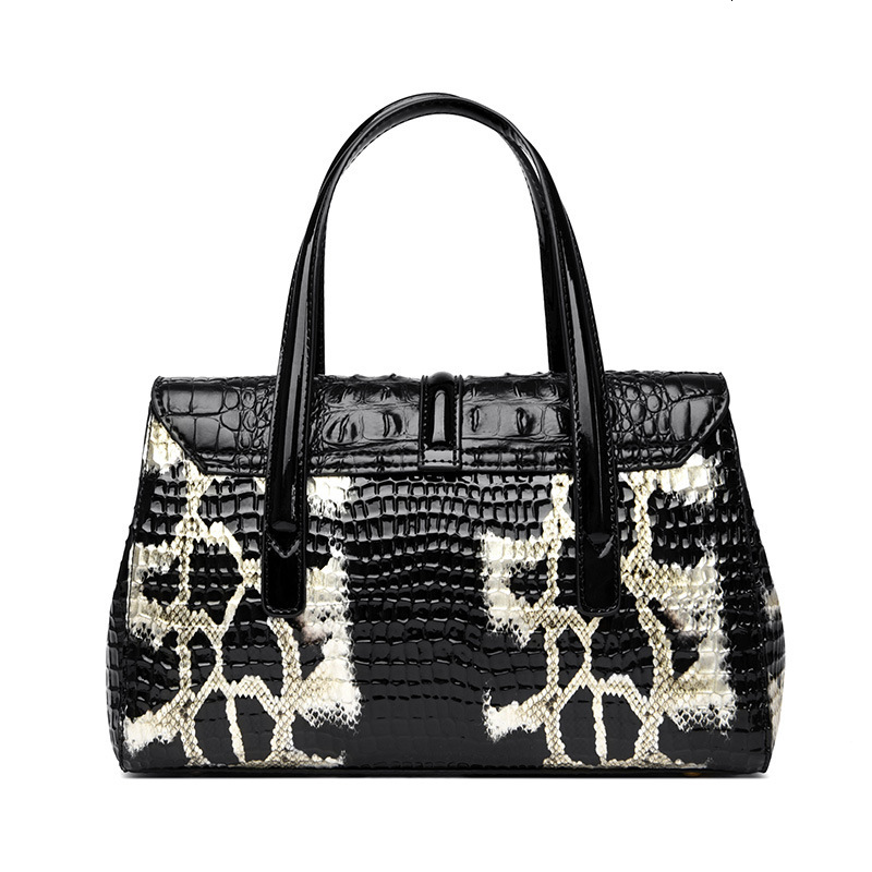 Free Shipping Free Shipping High-quality Designer Women's Shoulder Crocodile Pattern Outdoor Wallet Tote Bag Large Capacity Handbag