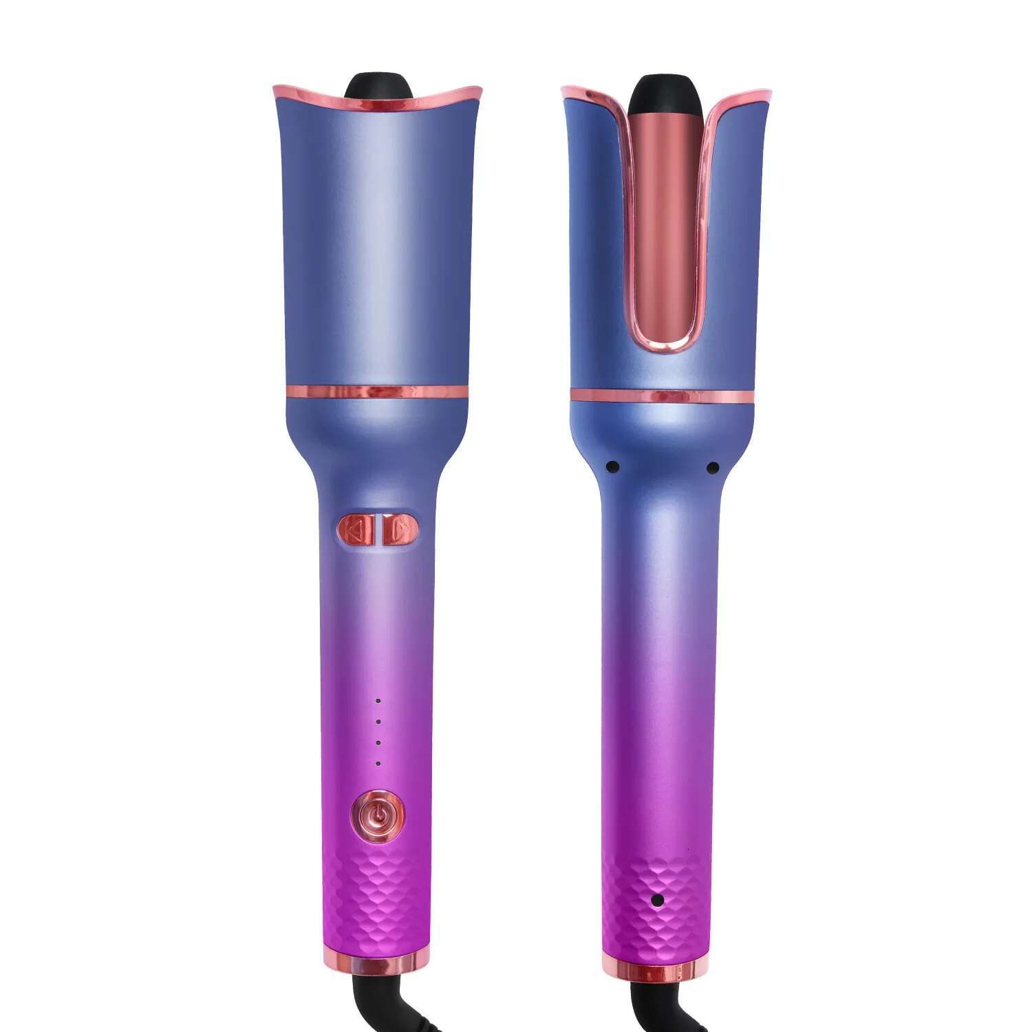 Automatic Curler, Curg Iron Large Rotating Barrel, 4 Temperature Options Fast Heating, Suitable for Long Hair