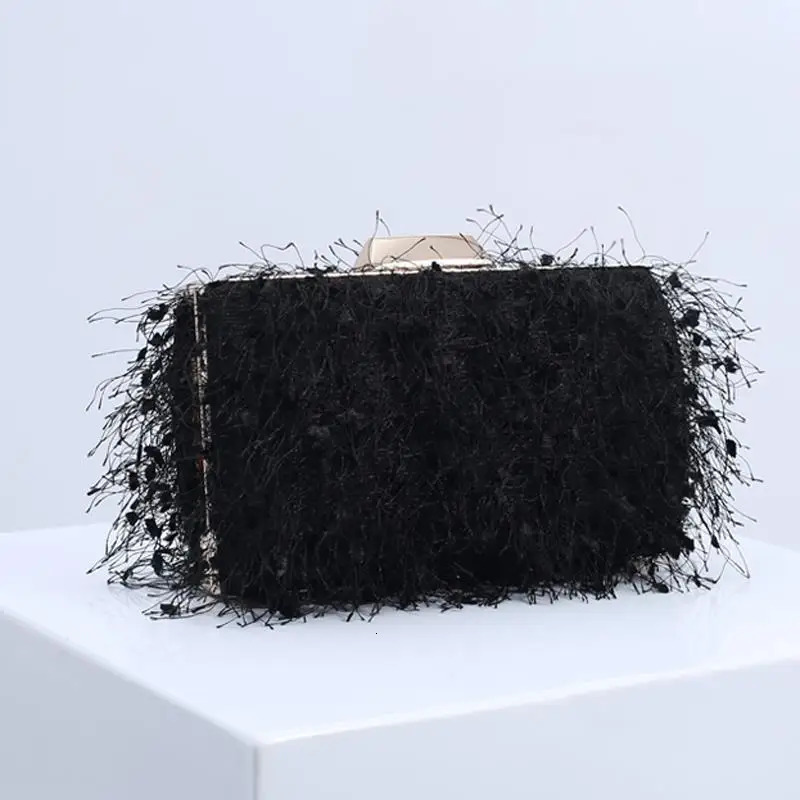Korean style wedding clutch purse handbags with tassel fashion crossbody shoulder sling bag women trendy er purse 250106