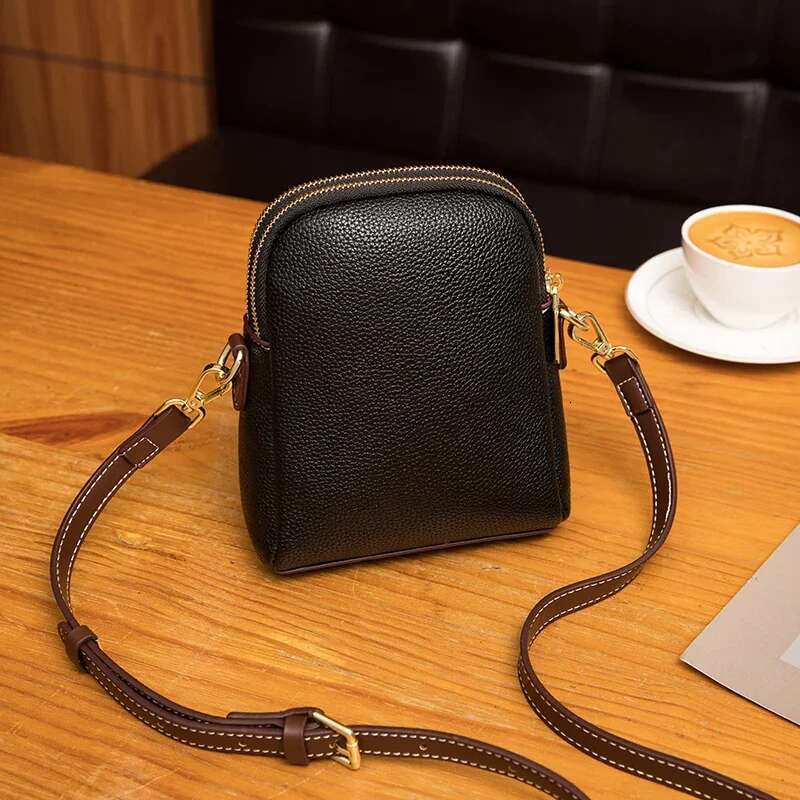 Crossbody Shoulder Messenger Bag Strap For Ladies Casual Girls New Fashion Handbag Phone Women's Genuine Pu Leather Small