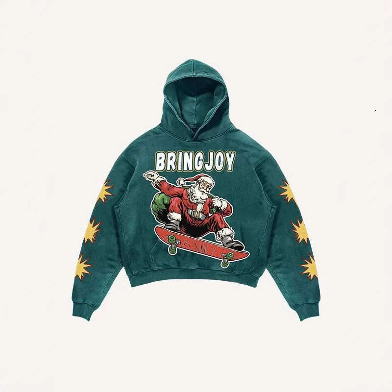 Creative 3D Santa Claus Hoodie for Men & Women