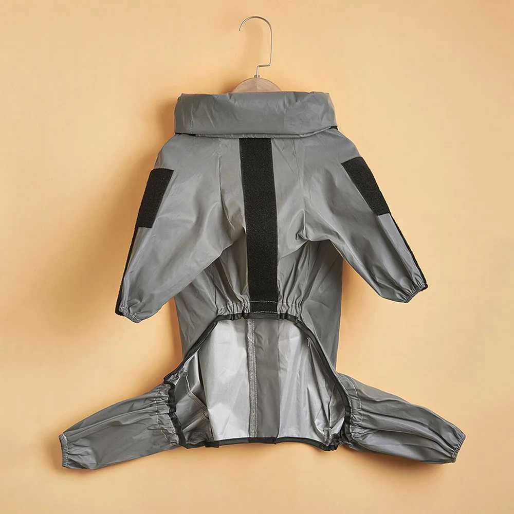 Reflective Dog Raincoat Dog Waterproof Jumpsuit Sunscreen Coat Jacket for Puppy Large Dogs Outdoor Clothes Pet Cat Dog ProductsXJ250121